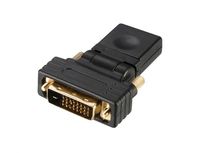 Akasa AK-CBHD16-BK DVI-D HDMI Zwart kabeladapter/verloopstukje