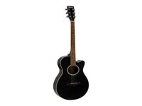 DIMAVERY AW-400 Western guitar, black - thumbnail