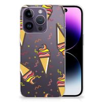 Apple iPhone 14 Pro Siliconen Case Icecream - thumbnail