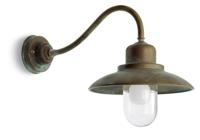 Moretti Luce Rechte wandlamp Patio - verouderd messing 1350.T.AR