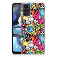 Motorola Moto G22 Silicone Back Cover Punk Rock