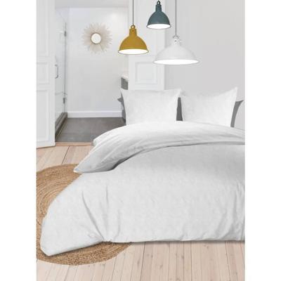 Soleil D'ocre Boheme Dekbedovertrek - Gewassen Microfiber - 240 X 260 Cm - Wit