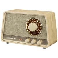 Sangean Premium Wooden Cabinet WR-101 Radio AM, FM Bluetooth, AUX, FM Hout (licht) - thumbnail