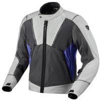 REV'IT! Airwave 4 jacket, Doorwaai motorjas heren, Lichtgrijs Blauw