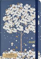 2026 Falling Blossoms Weekly Planner (16 Months, Sept 2025 to Dec 2026)