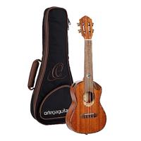 Ortega Guitars ECLIPSE-CC4 Akoestisch Concert Ukelele - 2 geluidsgaten - Custom Built Series - Inclusief Gigbag - mahonie, natuur