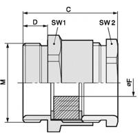 LAPP 52105005 Wartel M50 Messing Messing 5 stuk(s) - thumbnail