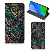 Huawei P Smart (2020) Hoesje met Magneet Aztec