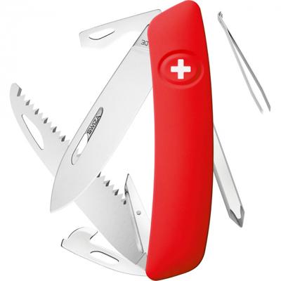 Swiza zakmes D06 Box unisex 95 x 28 x 19 mm RVS rood