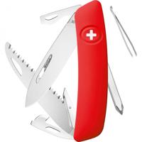 Swiza zakmes D06 Box unisex 95 x 28 x 19 mm RVS rood