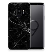 Samsung Galaxy S9 TPU Siliconen Hoesje Marmer Zwart - Origineel Cadeau Vader - thumbnail