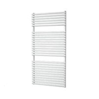 Handdoekradiator Florion Enkel 1216 x 600 mm Wit structuur