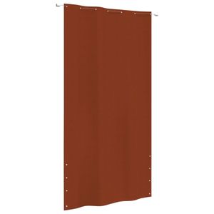 Balkonscherm 140x240 cm oxford stof terracottakleurig