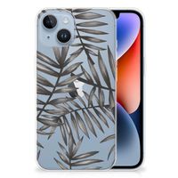 Apple iPhone 14 TPU Case Leaves Grey - thumbnail