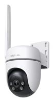 TP-Link Tapo Pan/Tilt 4G LTE-camera, 4G/bedrade aansluiting, gratis AI-detectie, FHD, geluid/lichtalarm, Starlight kleur, 360°, PoE/DC-voeding, IP66, lokale of cloudopslag (TC40GW)