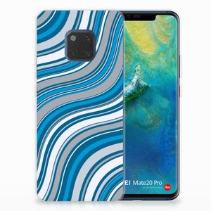 Huawei Mate 20 Pro TPU bumper Waves Blue