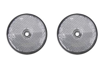 ProPlus reflectoren rond 60 mm wit 2 stuks in blister ProPlus reflectoren rond 60 mm wit 2 stuks in blister