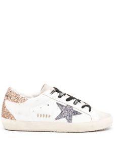 Golden Goose baskets Super-Star à paillettes - Blanc