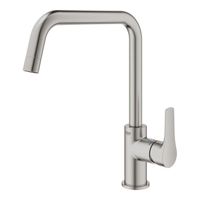 GROHE Eurosmart Keukenkraan - hoog - draaibare uitloop - rvs look 30567DC0 - thumbnail