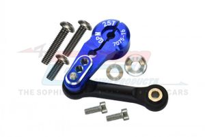 GPM - Traxxas Sledge Aluminium 7075-T6 Tie Rod + 25T Servo Horn blue