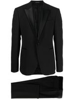 Emporio Armani single-breasted suit - Noir - thumbnail