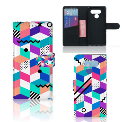 LG Q60 Bookcase Blokken Kleurrijk