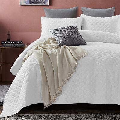 DreamHouse Bedding Bedsprei Fremont - Wit 180 x 250 cm + 1 kussensloop