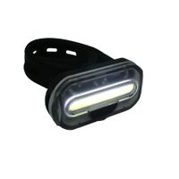 1x Fietsverlichting batterijvoorlicht / fietskoplamp met 1 heldere COB LED frame / stuur bevestiging   - - thumbnail