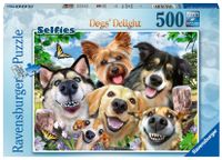 Ravensburger puzzel 500 stukjes Vrolijke honden - thumbnail