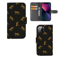 Telefoonhoesje met Pasjes voor iPhone 13 Mini Leopards