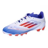 adidas F50 League Football Boots Multi Ground, voetbalschoenen, uniseks, Cloud White Solar Red Lucid Blue, 28 EU