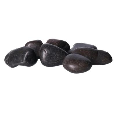 Decoratie/hobby stenen/kiezelstenen - zwart - 2000 gram - 3 a 5 cm steentjes - vulmateriaal Decoratie/hobby stenen/kiezelstenen - zwart - 2000 gram - 3 a 5 cm steentjes - vulmateriaal