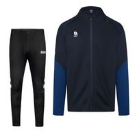 Robey Performance Full-Zip Trainingspak Donkerblauw Zwart - thumbnail