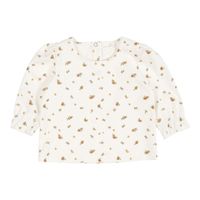 Little Dutch longsleeve pofmouw corduroy White Blossom Maat