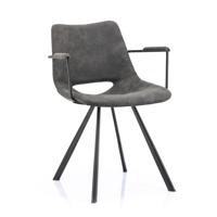 By-Boo Eetkamerstoel 'Vagabond', kleur Antraciet