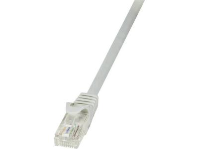LogiLink CP1102U RJ45 Netwerkkabel, patchkabel CAT 5e U/UTP 15.00 m Grijs 1 stuk(s)