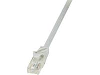 LogiLink CP1102U RJ45 Netwerkkabel, patchkabel CAT 5e U/UTP 15.00 m Grijs 1 stuk(s)
