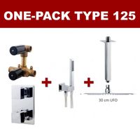 Wiesbaden one-pack inbouwthermostaatset type 125