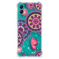 Samsung Galaxy A04e Back Cover Cirkels en Vlinders