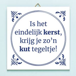 Tegeltje Is Het Eindelijk Kerst