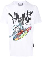 Philipp Plein t-shirt Hawaii à imprimé graphique - Blanc