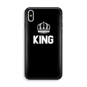 King zwart: iPhone X Tough Case