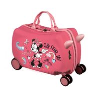 Minnie Mouse Rolkoffer met Zitgedeelte: Minnie Mouse Trolley met een zitgedeelte. - thumbnail