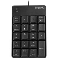 LogiLink ID0184 Numeriek toetsenbord USB Zwart