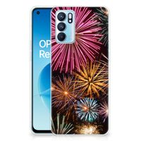 OPPO Reno 6 5G Silicone Back Cover Vuurwerk