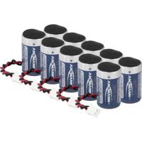 Ansmann pack of 10 Lithium-Thionyl-Chlorid Batterie Akkupack hochtemperaturfähig Lithium 3.6V 2700 m