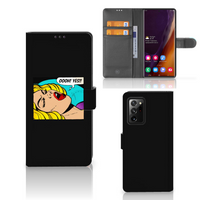 Samsung Galaxy Note20 Ultra Wallet Case met Pasjes Popart Oh Yes