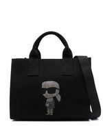 Karl Lagerfeld sac cabas à strass - Noir - thumbnail