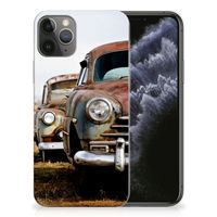 Apple iPhone 11 Pro Siliconen Hoesje met foto Vintage Auto - thumbnail