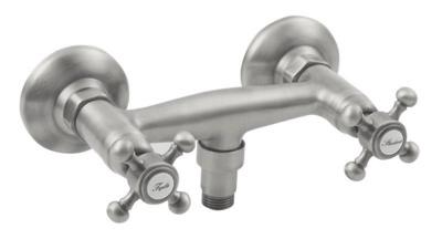 Sapho Antea klassieke douchekraan mengkraan nikkel Sapho Antea klassieke douchekraan mengkraan nikkel